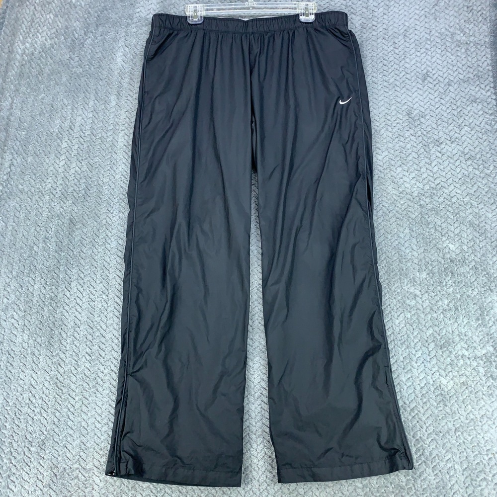 Nike Track Pants Mens XL Black Athletic Dept Mesh Lined 447997-010 Zaca Ankle